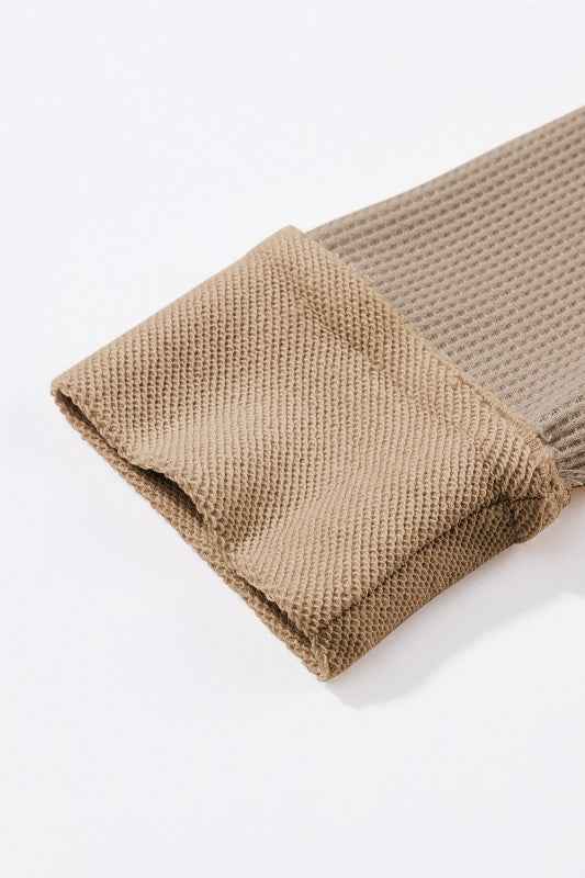 Bianca Waffle Knit Long Sleeve Top a24644a5-febf-4e0c-a666-4de30cad34f1