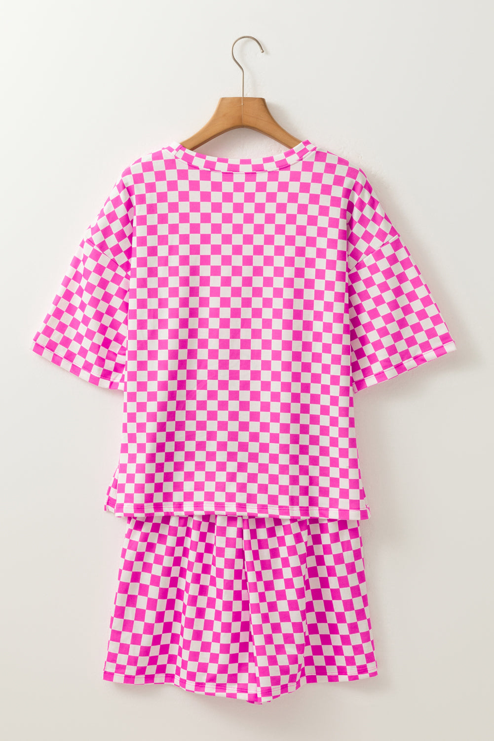 Brown Checkered Top and Drawstring Shorts Pajama Set a264dd85192f9a2e_3ddaf5d2-f8d8-4038-b409-c6bf6167c6ca