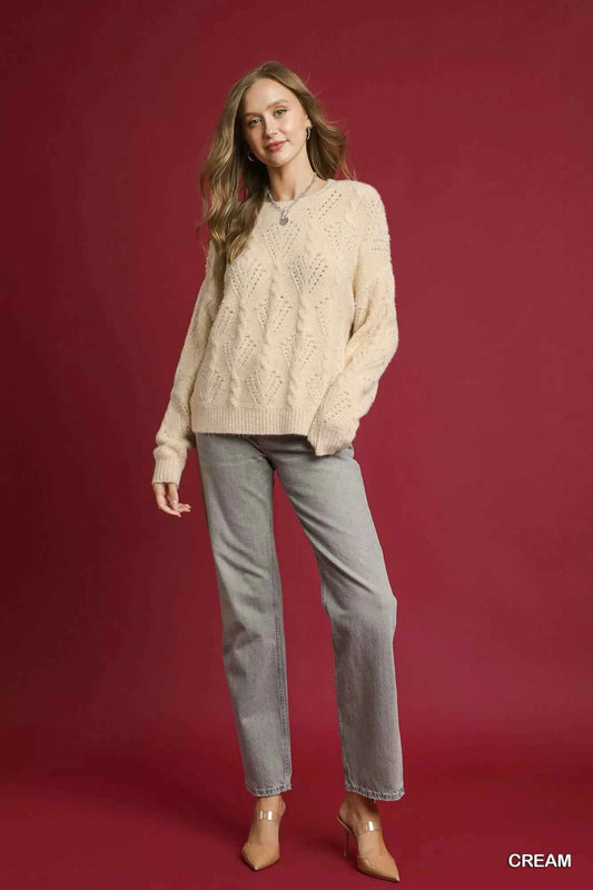 Pearl-Embellished Long Sleeve Sweater a29d2c55-c499-482d-baeb-4ca2e35165a9-Max-Origin