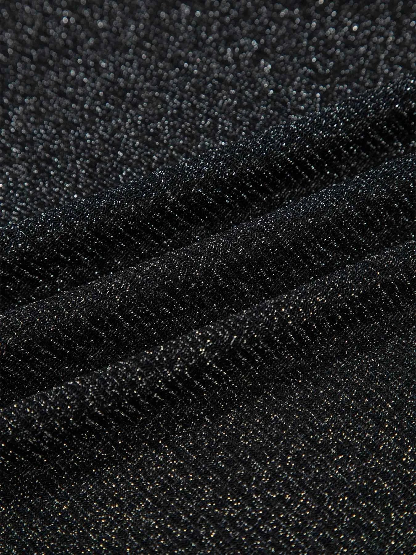 Metallic Glitter Mesh Long Sleeve Top a29effa455164b5791938517ae9af1ec-Max-Origin