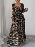 Leopard Sweetheart Neck Flounce Sleeve Maxi Dress Leopard a2a14f45-31ea-4ac8-932d-f27a6fbae575-Max-Origin
