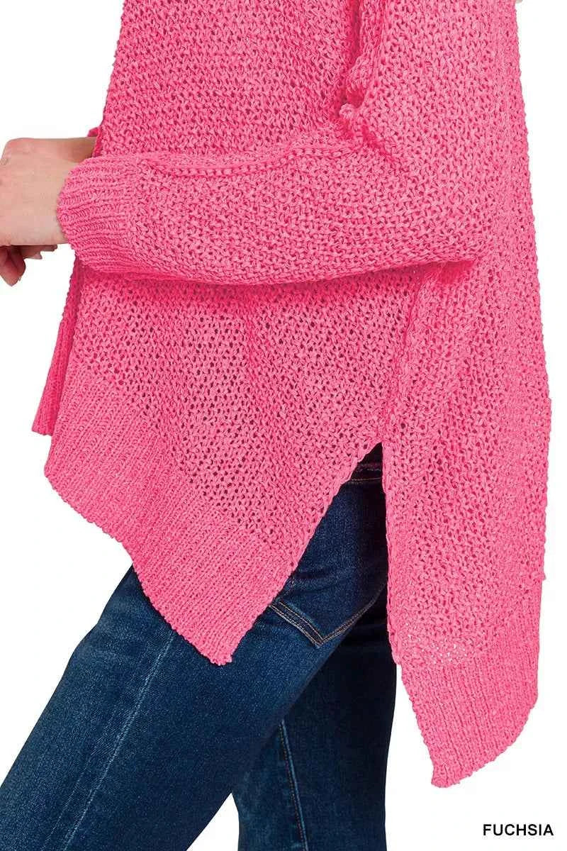 Zenana Dolman Sleeve V-Neck Sweater a2ce387823274132a687744f24017dcf-Max-Origin
