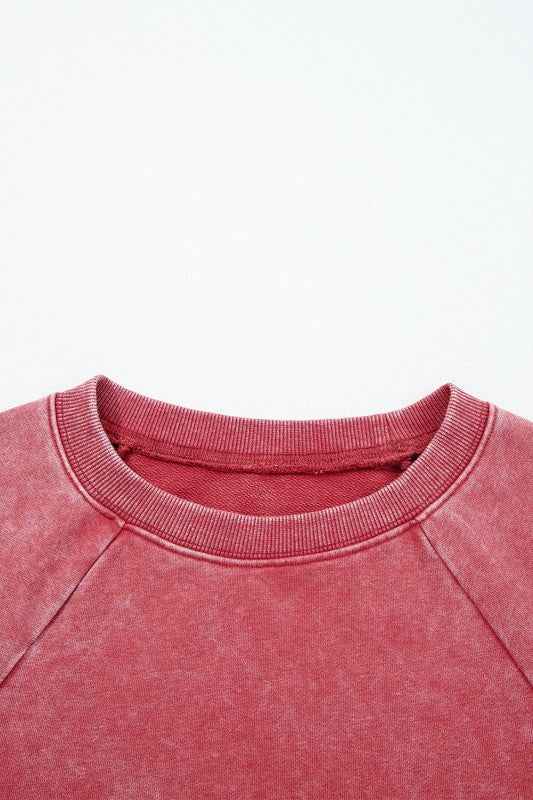 Liberty Raw Hem Crop Sweatshirt a2e42df2-4741-4cb9-9c7f-dcb4e36d7b47