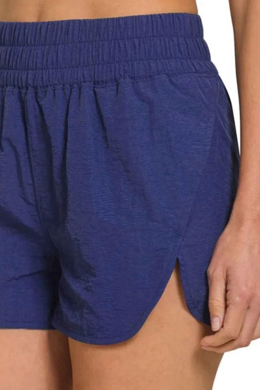 Windbreaker Smocked Waistband Running Shorts a2eb136c-f424-4997-a451-38d59c99d0ed-Max-Origin