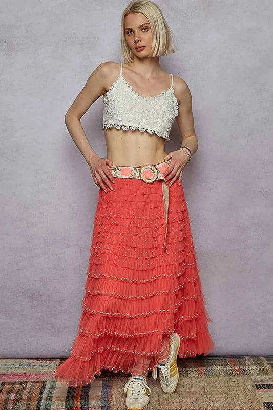 Tiered Ruffle Maxi Skirt with Pearl Decorative a2f8a7b5-5ec8-4c26-864a-aa1bded811ed-Max-Origin
