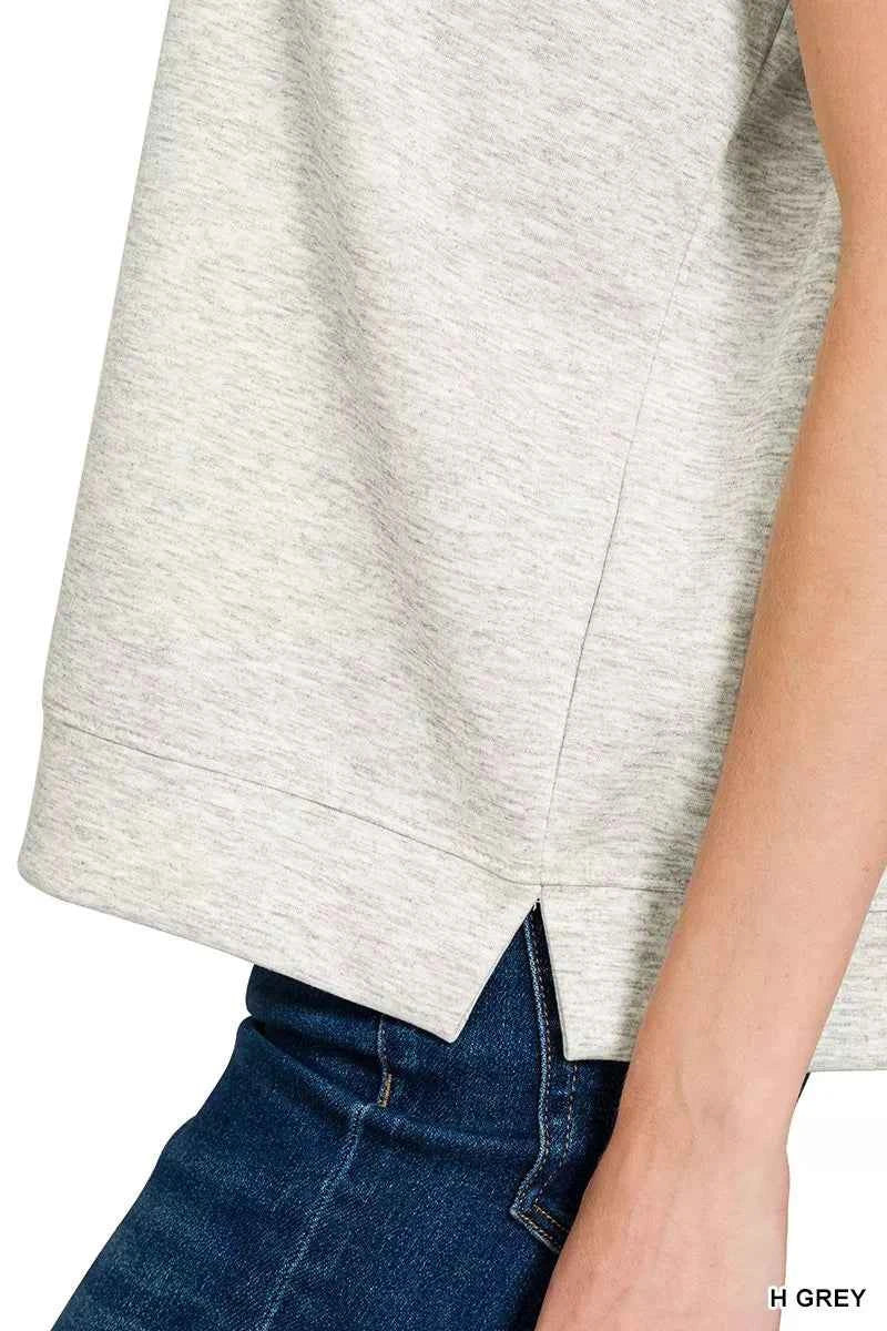 Zenana Scuba Short Sleeve Sweatshirts a302066b733b4e9a9643c892e690d377-Max-Origin