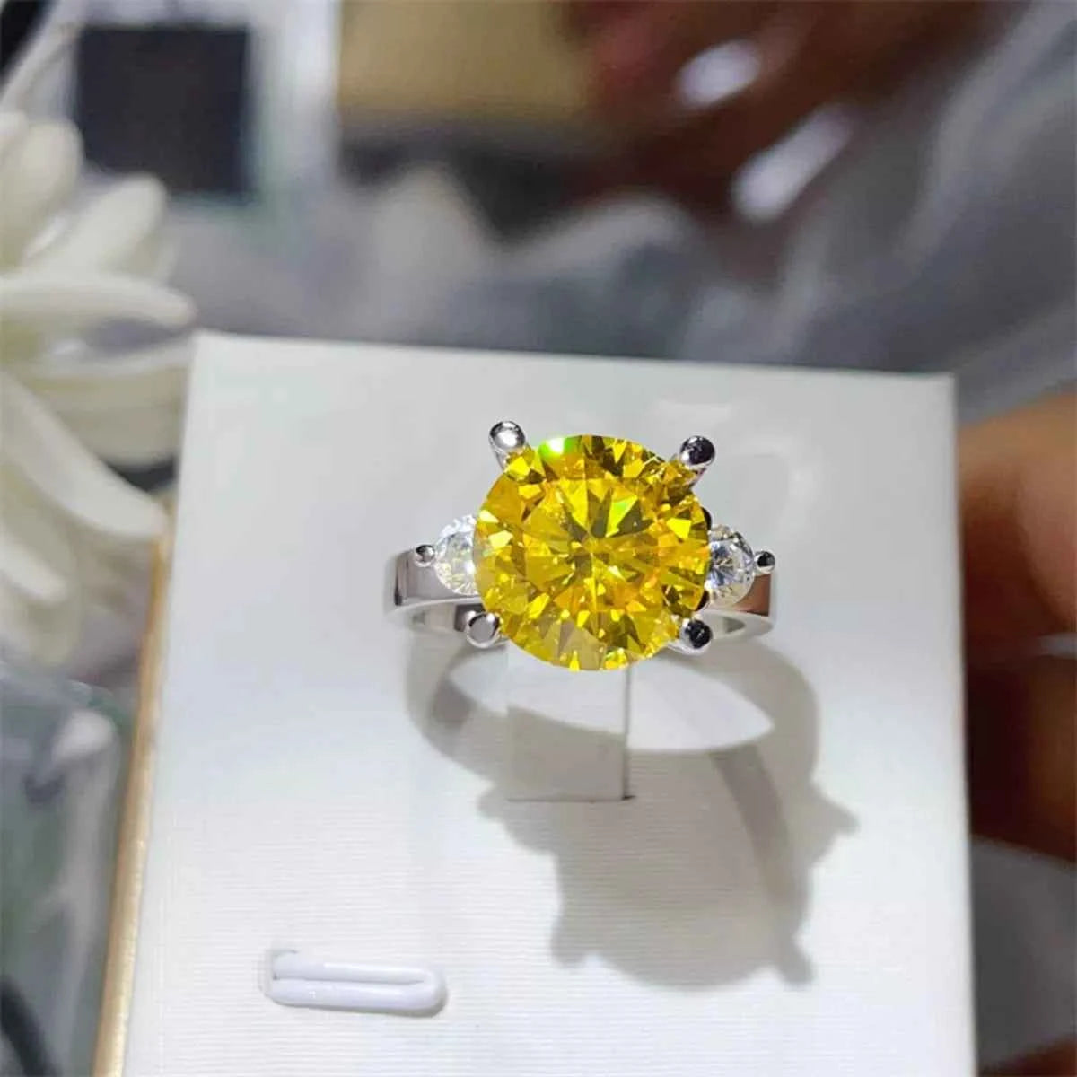 5 Carat Moissanite 925 Sterling Silver Ring Gold a3040eca-ff17-484c-8543-3916562f14e2-Max-Origin