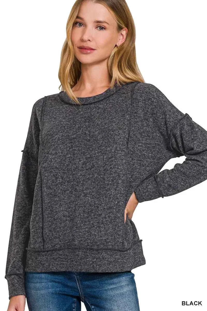 Zenana Brushed Hacci Drop Shoulder Sweater a318e1a4406e4ea58e5e3eca90f31521-Max-Origin