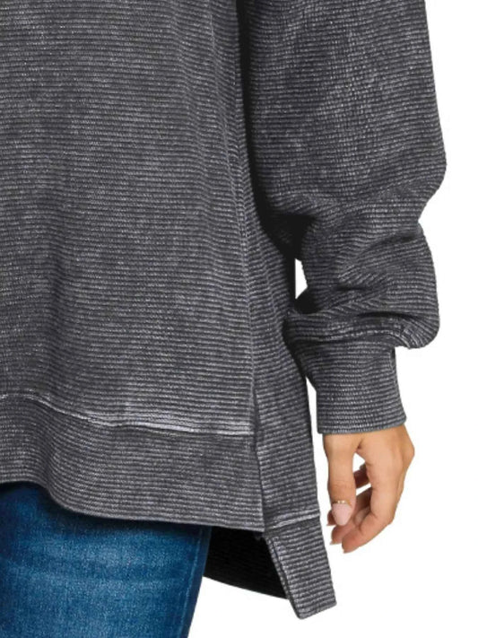 Full Size Acid Washed Double Ribbed Hi-low Sweatshirt Plus Size a330e302-9e09-4dc2-8d60-dc0b0a490512-Max-Origin