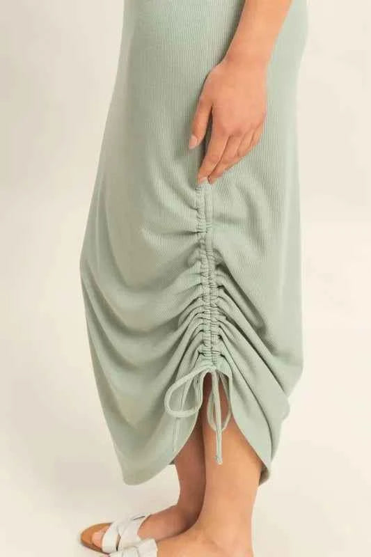 HYFVE Scoop Neck Side Tie Detail Midi Dress a345b9eb6e594c35a083cd7bf5e09d24-Max-Origin