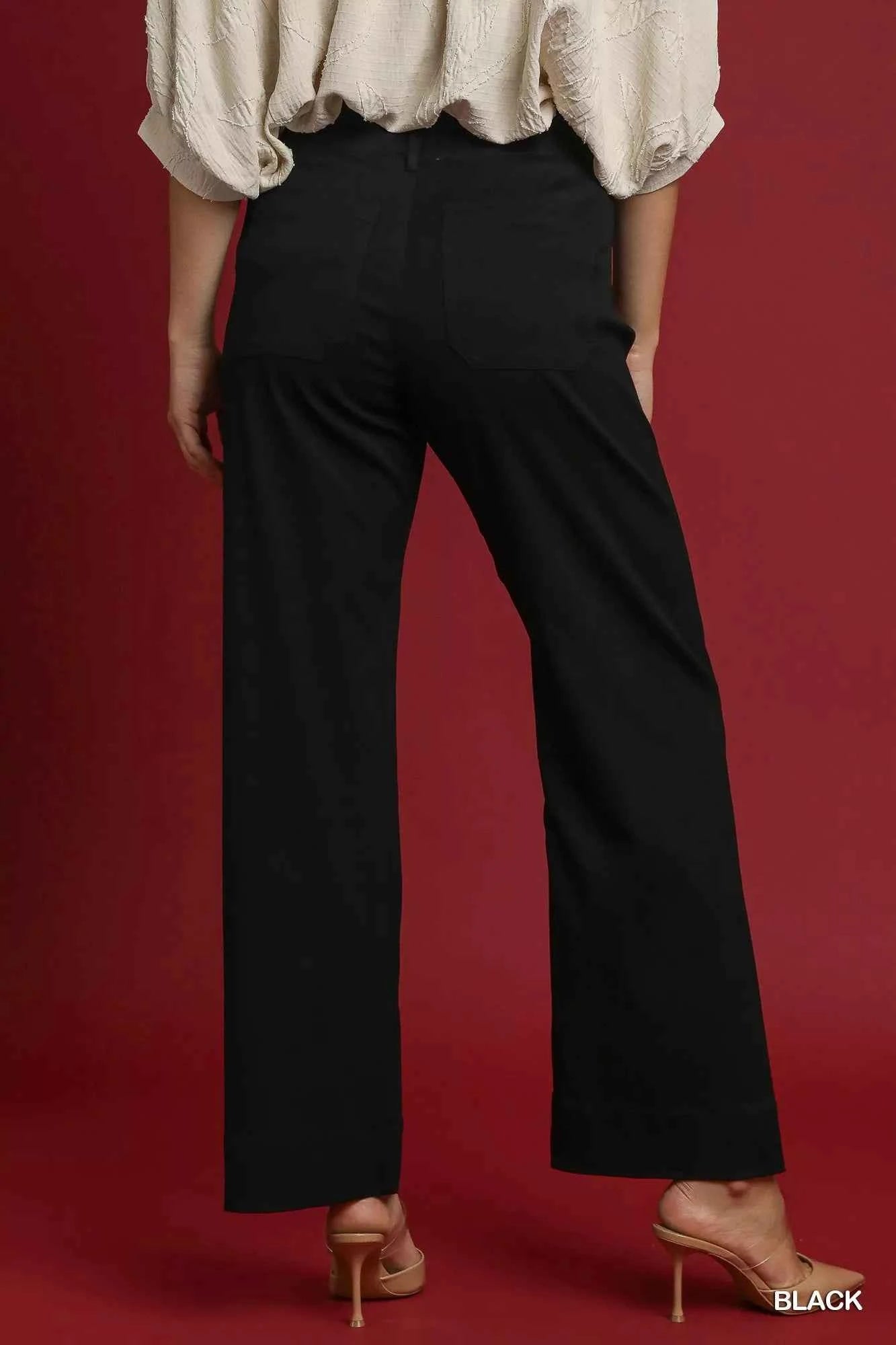Umgee Button Stretched Pants a3a23296-a21e-4a34-810d-6916e71d9772-Max-Origin