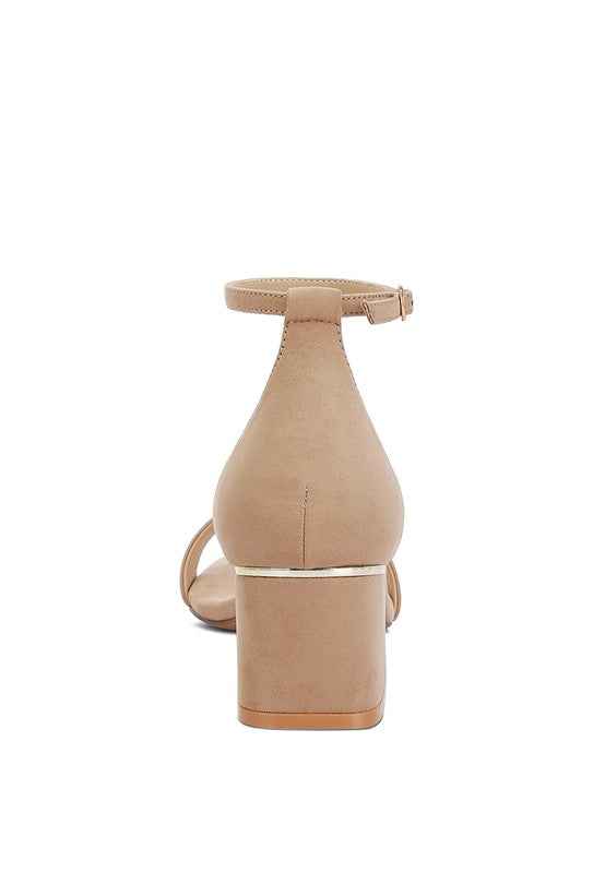 Eshe Block Heel Sandals a3d4053b-a41a-41d2-9c8c-40678fd12a5e