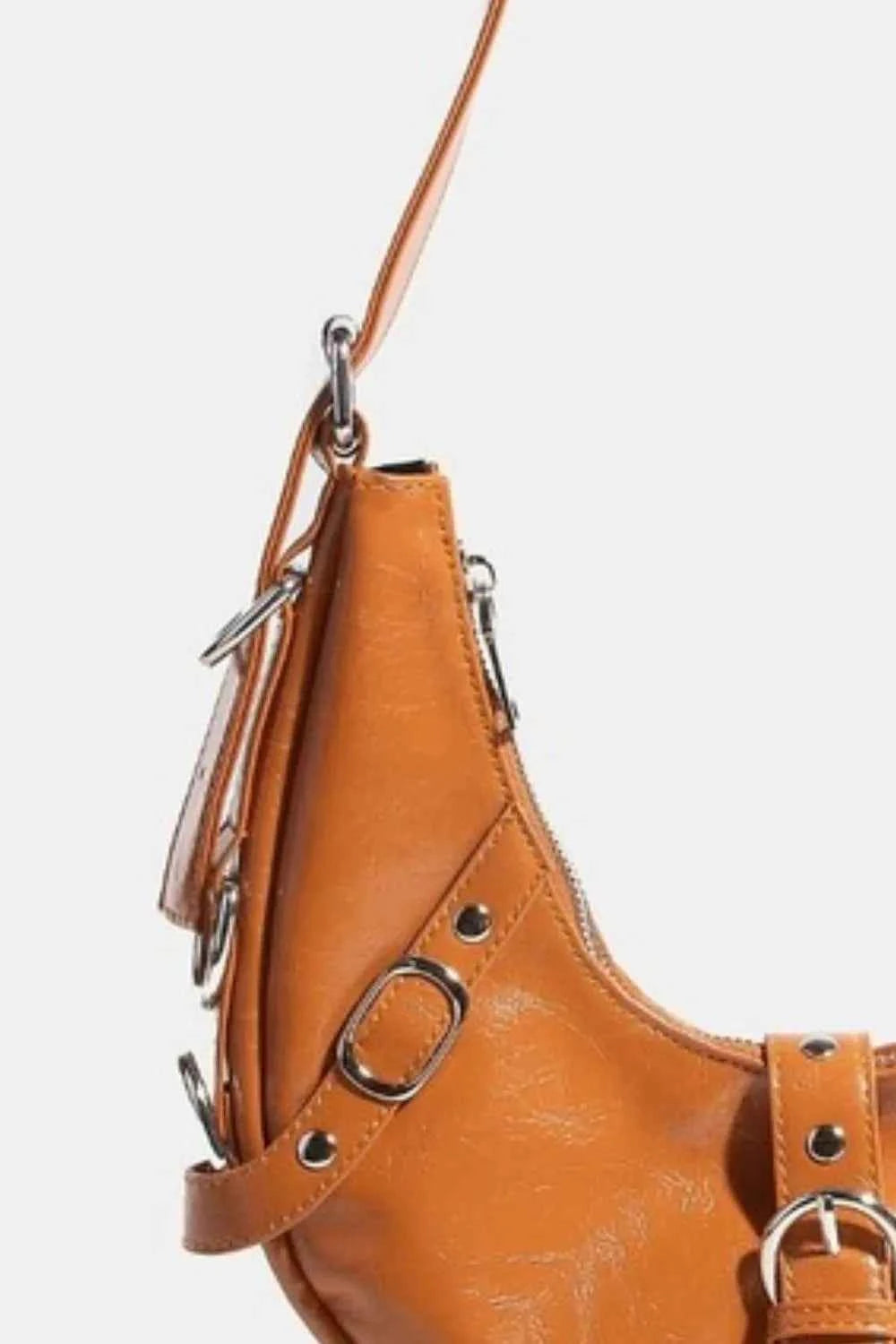 Fame Multi Belt Strap Accent Shoulder Bag a3fd5fe9-e42c-4eba-80e3-9e6d7dcd5125-Max-Origin
