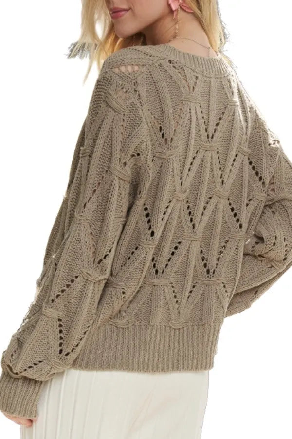 ADORA Loose Fit V Neck Knit Top a4090a2c84b1410e8b8456c7f5f74fb0-Max-Origin
