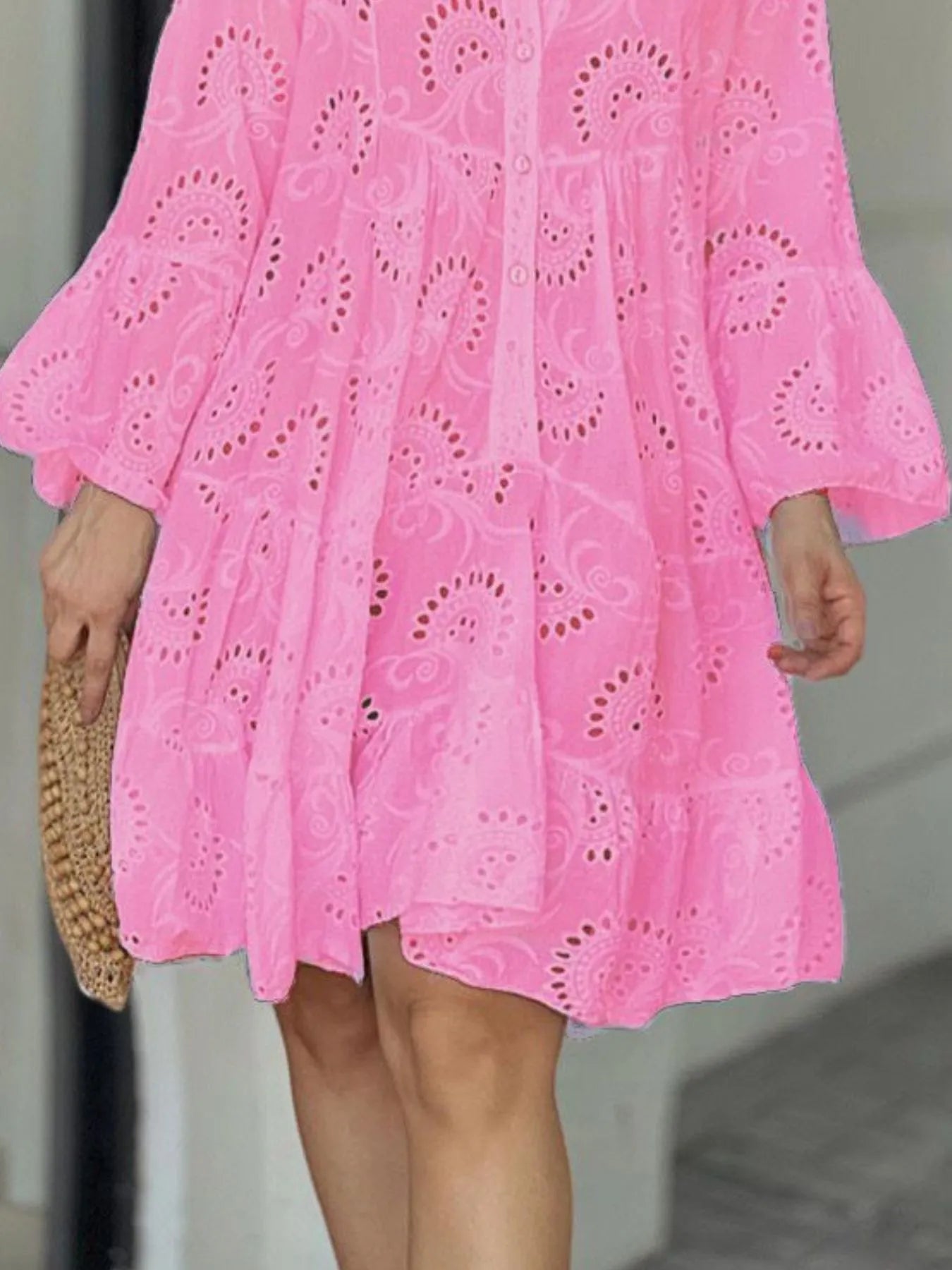 Full Size Eyelet Ruffled Hem Tiered Dress Plus Size a4130e9b-9b20-4109-8133-4b871ac06645-Max-Origin