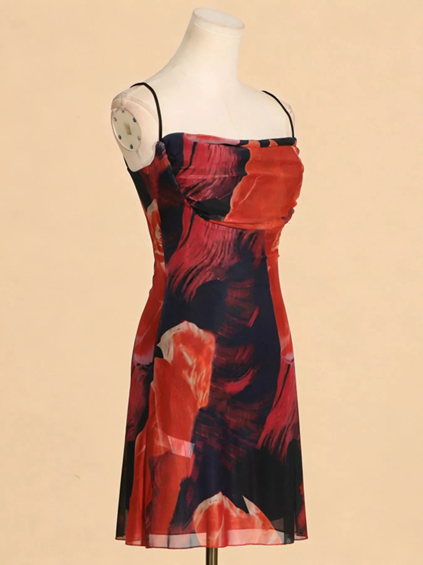 Printed Spaghetti Strap Mini Dress a41949c8-45c0-4406-80c1-5cbbdcfa7ecf-Max-Origin