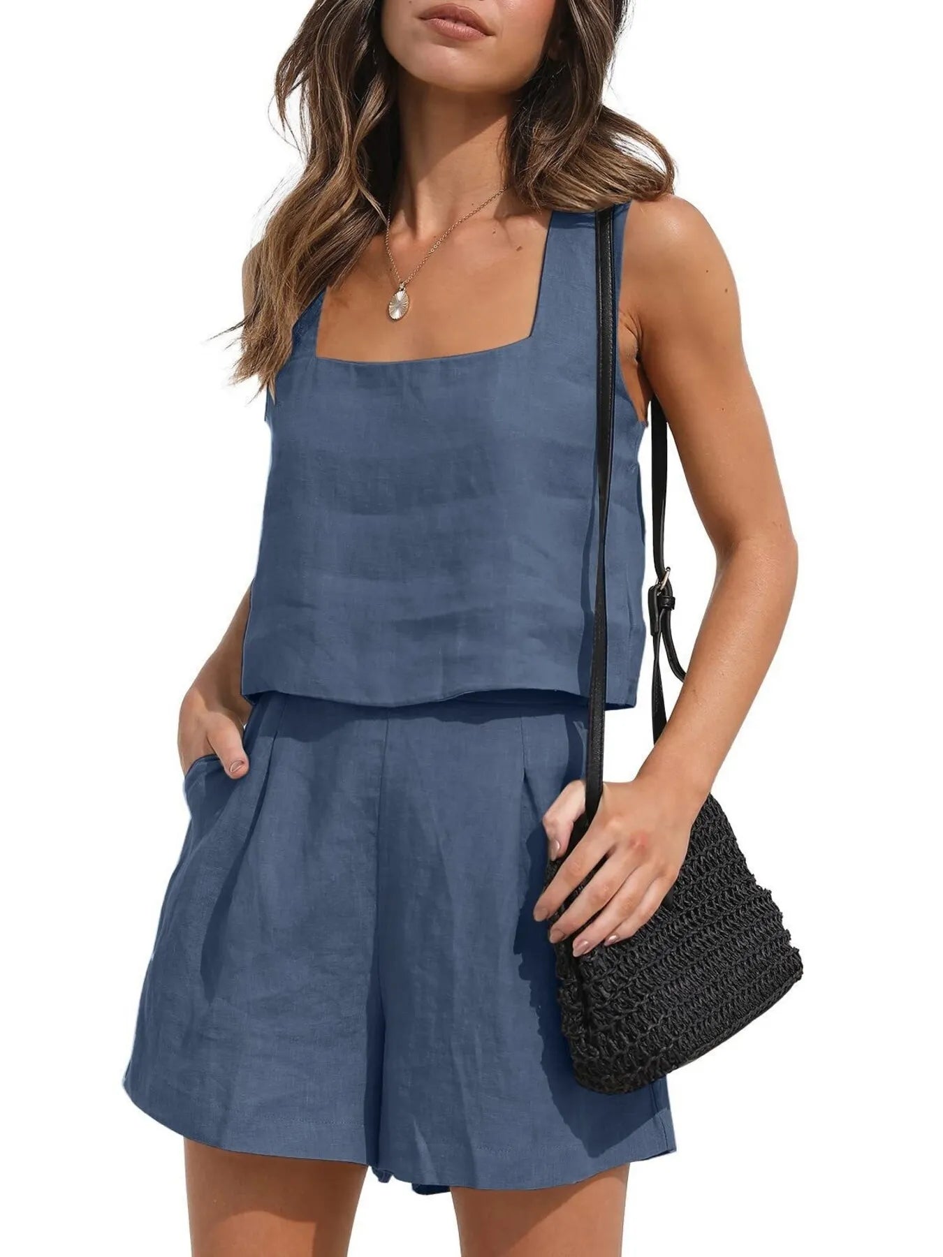 Square Neck Tank and Shorts Set a4205ff6e0684c38a59d9c833be53488-Max-Origin