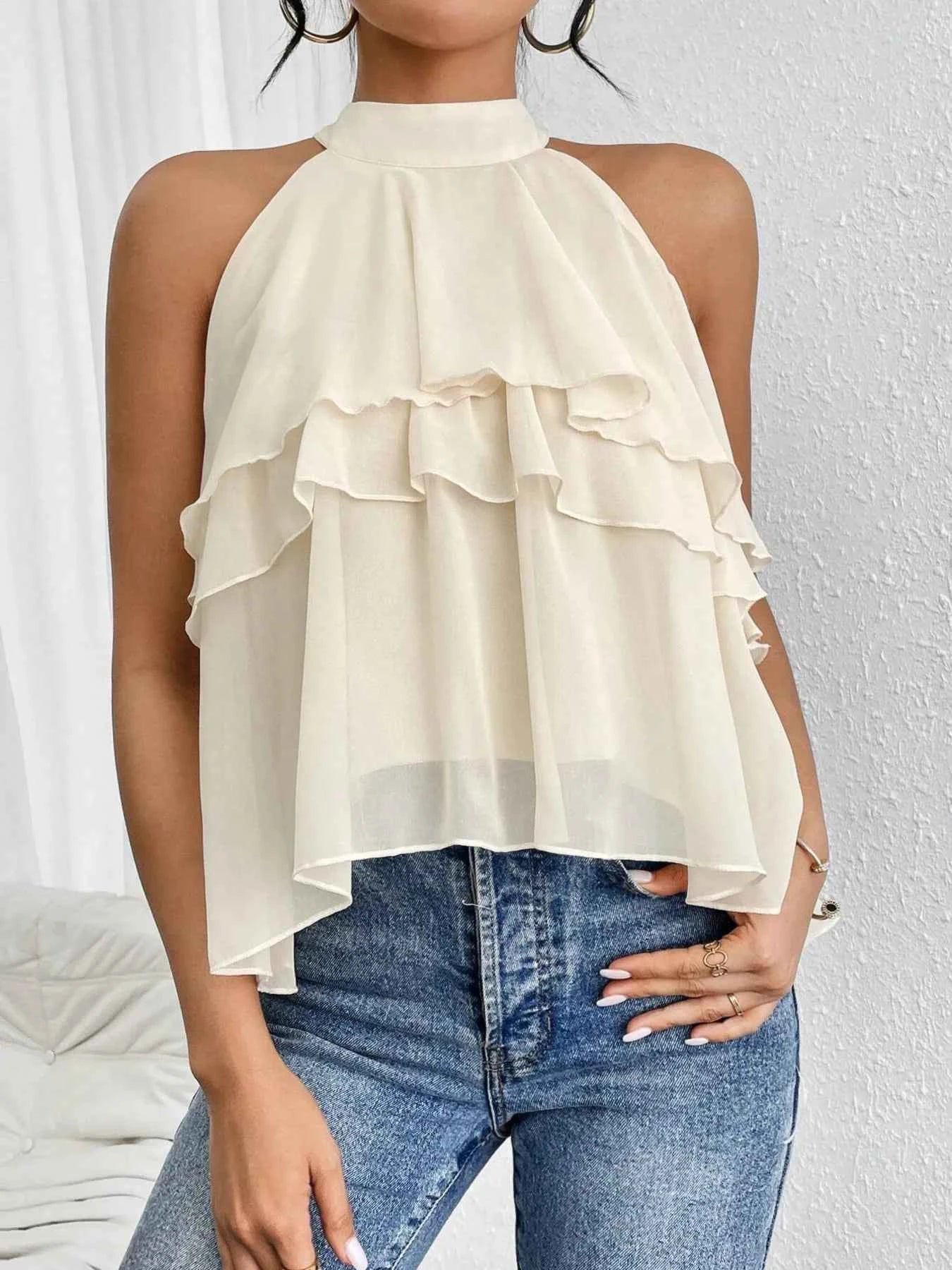 Ruffled Layered Sleeveless Top a42fd98c179d48dd8efa720c55285130-Max-Origin