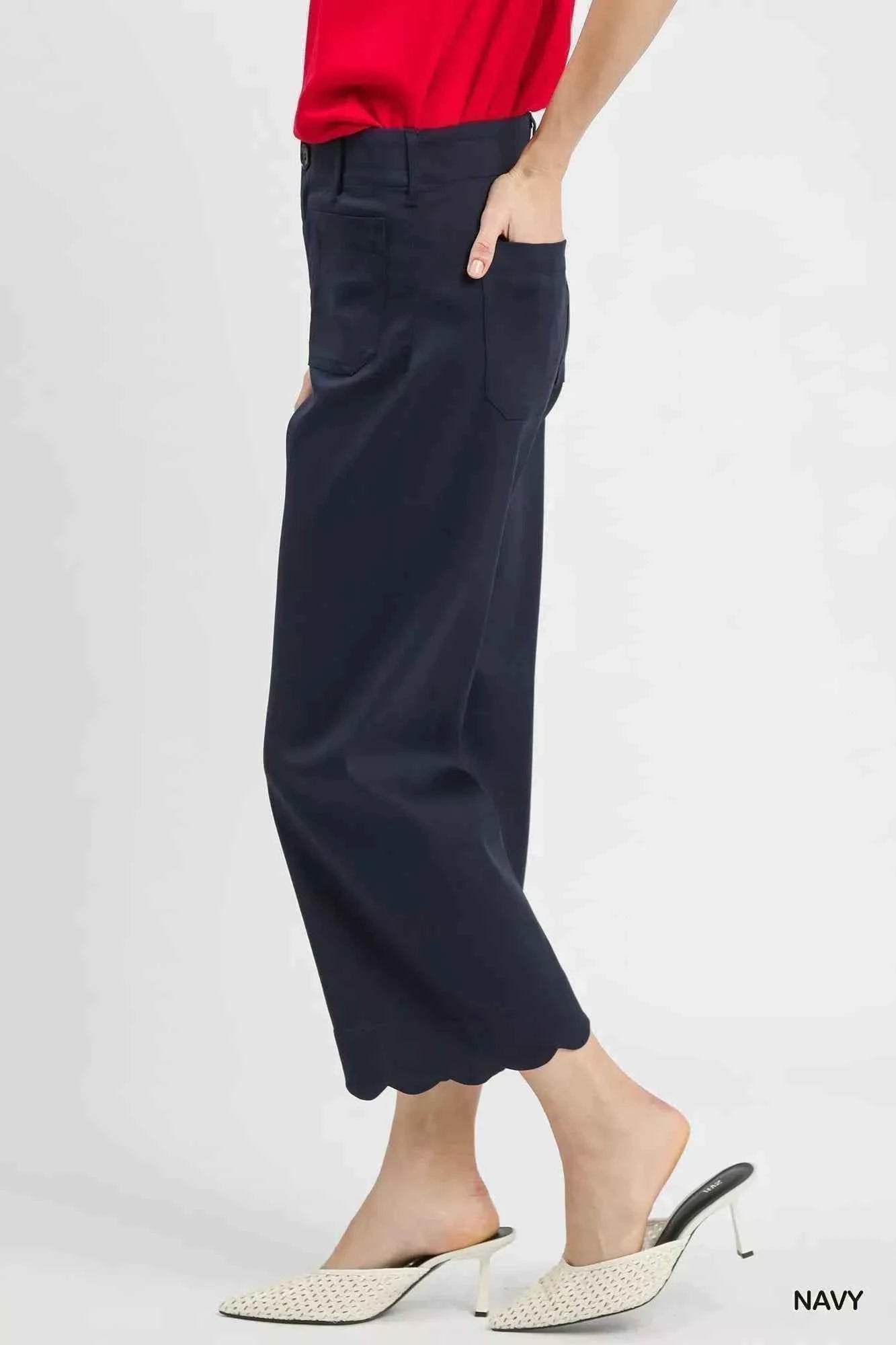 Umgee Scallop Hem Wide Leg Pants a44f56b7-44b5-49d0-9155-e3a0fae91e16-Max-Origin