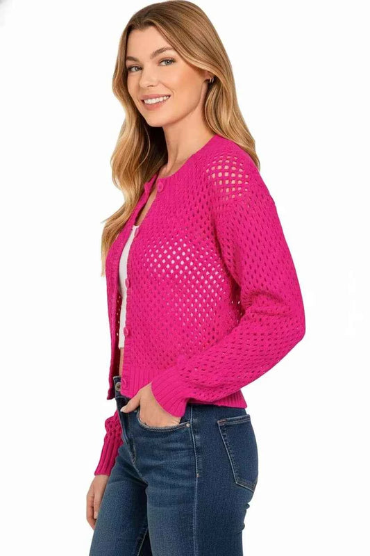 Button Down Lightweight Crochet Cardigan Sweater a485e860-8588-4867-abcd-e92c5d621603-Max-Origin