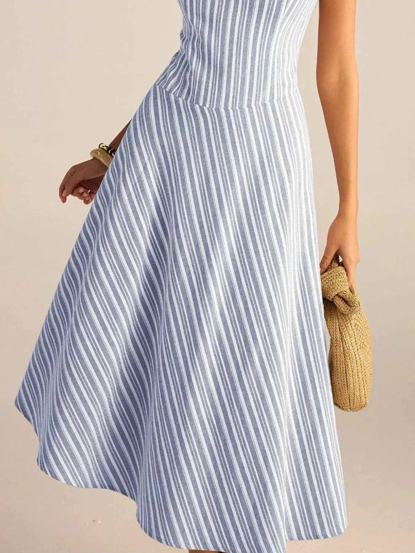 Full Size Striped Sleeveless Midi Dress Plus Size a4abc48b-550f-4452-8bd8-29b8e5541ad7-Max-Origin