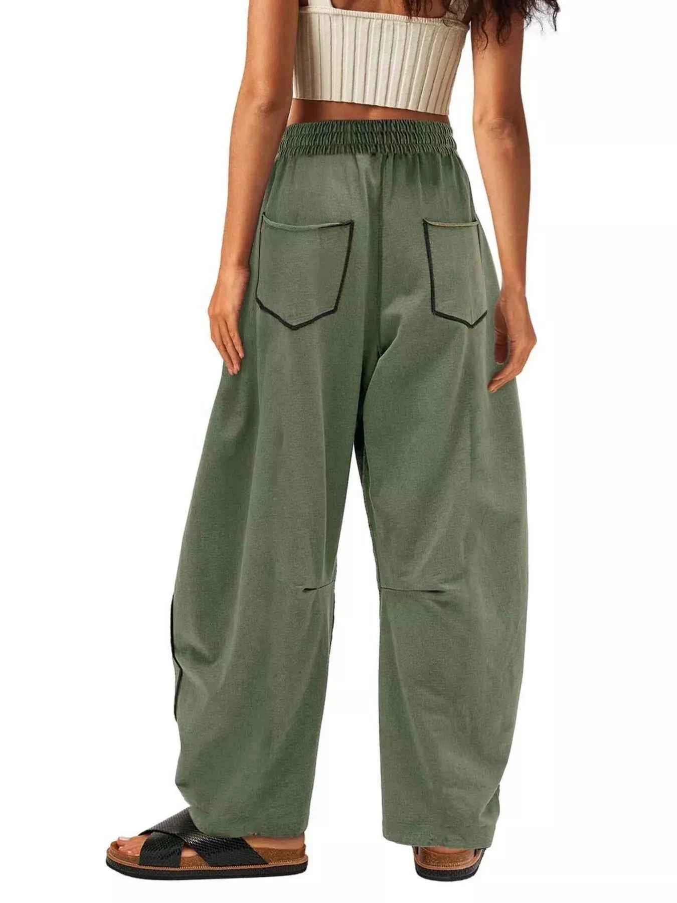 Drawstring Wide Leg Pants a4c41a9cb6a94ad58f21b5258f254303-Max-Origin
