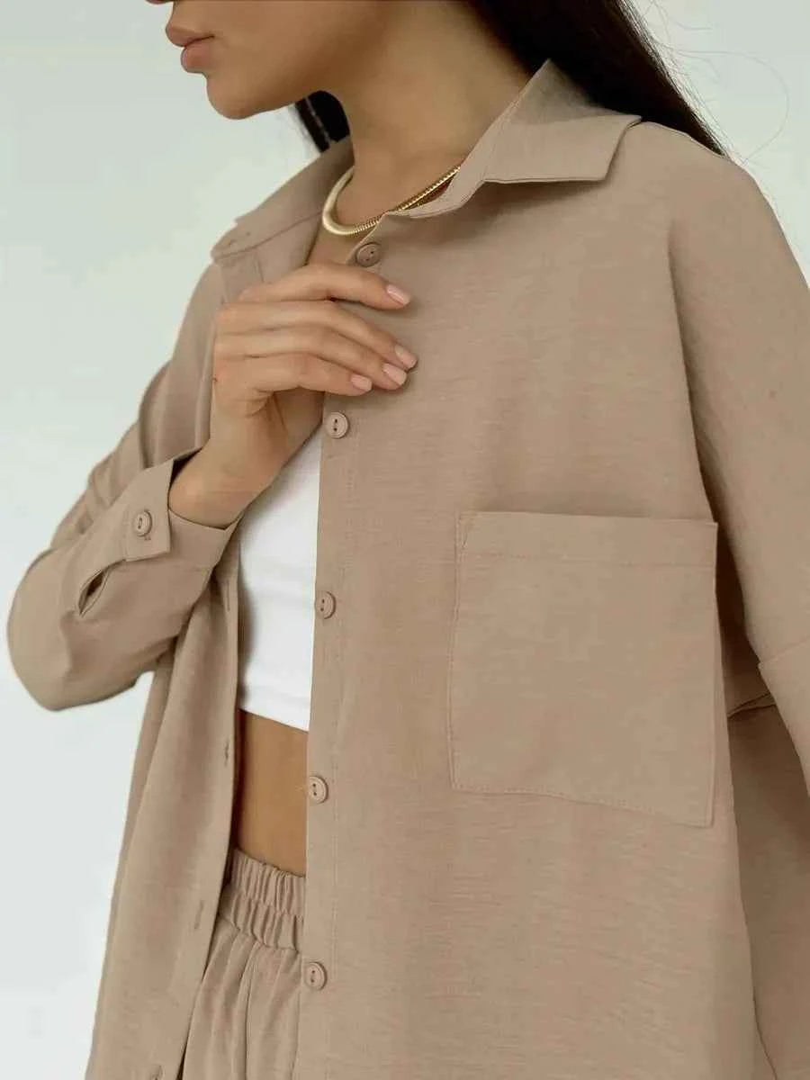 Button Up Long Sleeve Shirt and Pants Set a4cd1400-07ce-43fa-8021-9c6776bd8da7-Max-Origin