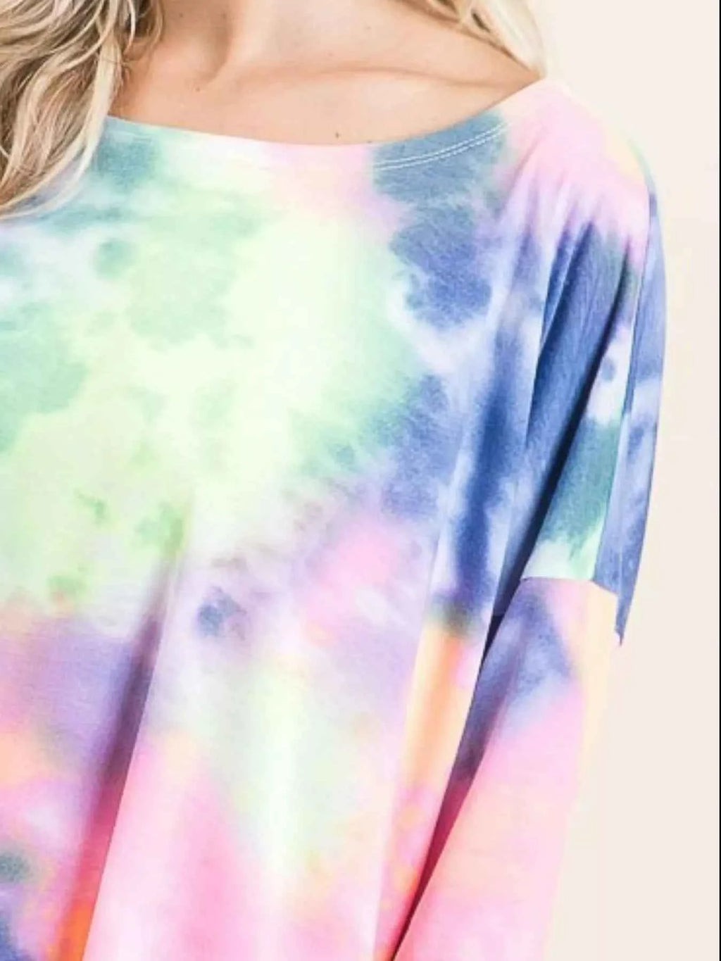 BiBi Tie Dye Print Low Gauge Knit Top a50cff3d-779e-4116-982d-c8a75800c019-Max-Origin