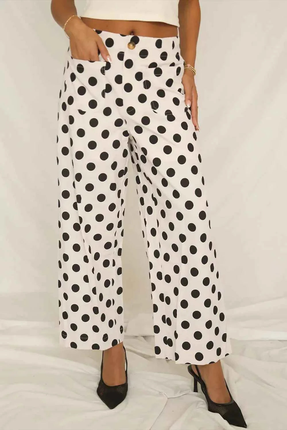 Polka Dot Wide Leg Pants a524a8c3-fd08-4a48-8246-7a3b7dc884c0-Max-Origin