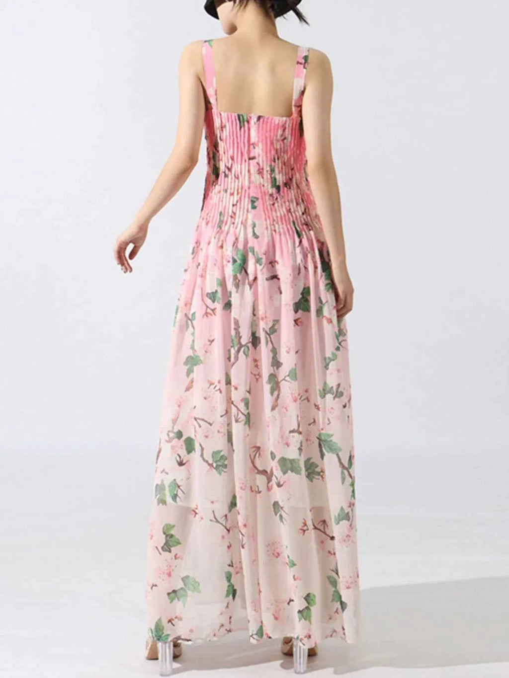 Floral Print Pleated Maxi Dress a52b2d4e-4dea-453d-b91f-00800caba758-Max-Origin