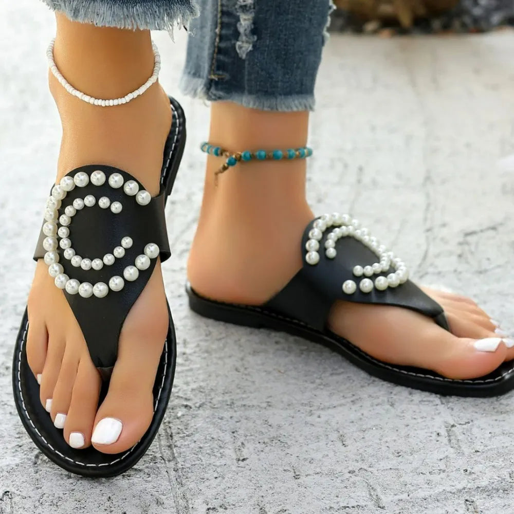 Toe Post Flats Sandals a534a0e4-4a2f-41b1-8b46-a000c18448c8-Max