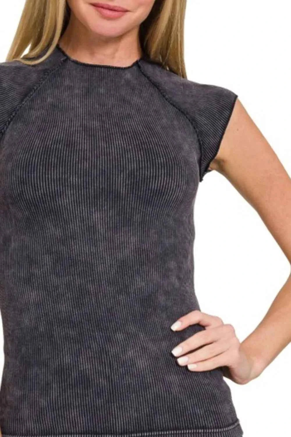 Zenana Washed Ribbed Seamless Top a5445f2e-aaa0-4e84-b4f0-34509b71d55e-Max-Origin