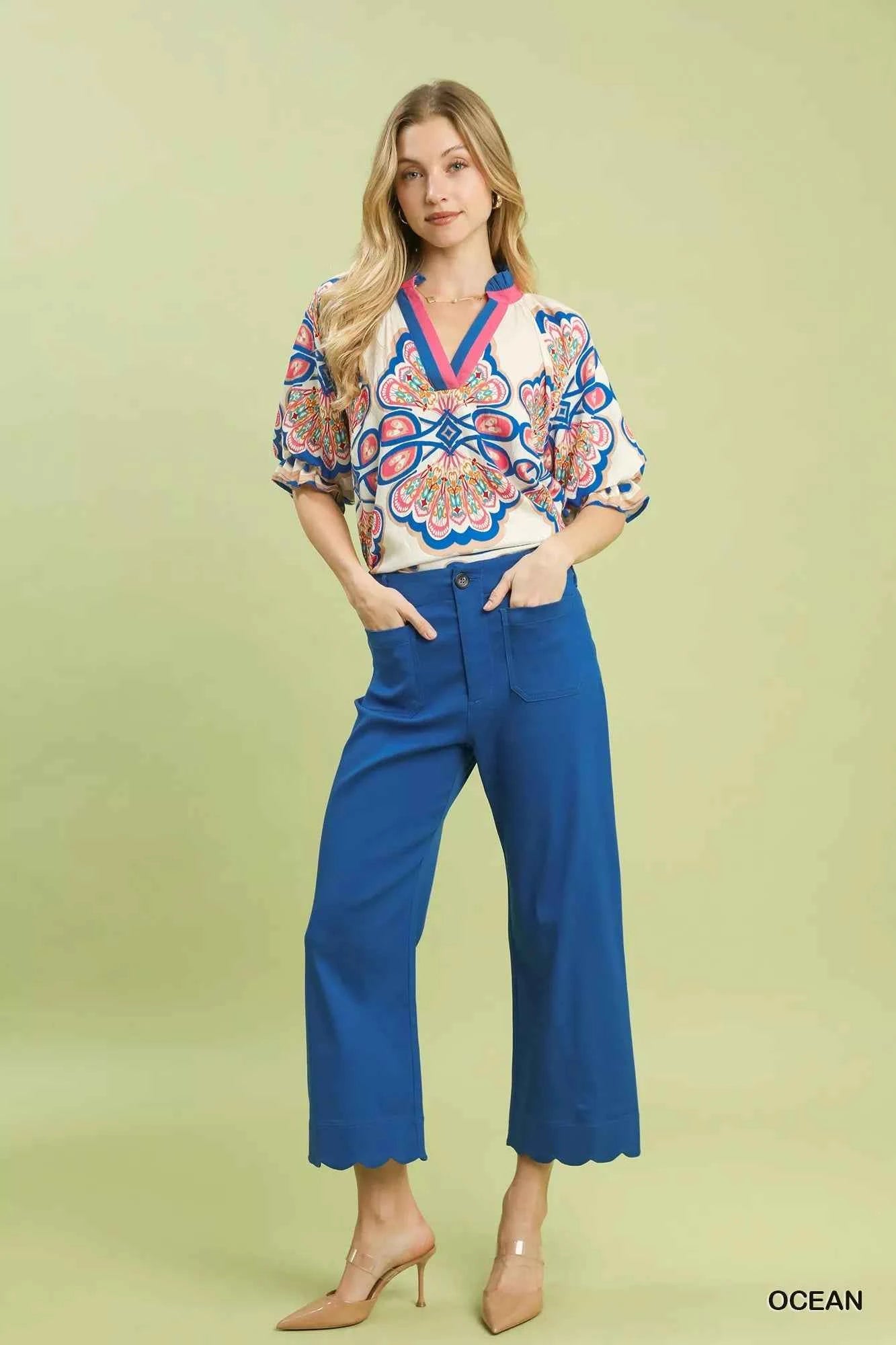 Umgee Scallop Hem Wide Leg Pants a572d8a9-1e48-41e0-971b-e574f5148d77-Max-Origin