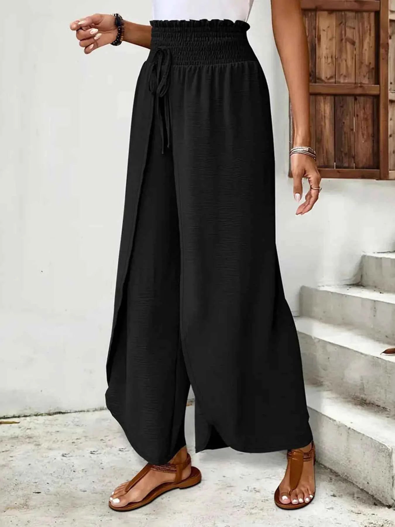 High-Waisted Side Slit Pants a5737b68784c420bb0be59272fbc1418-Max-Origin