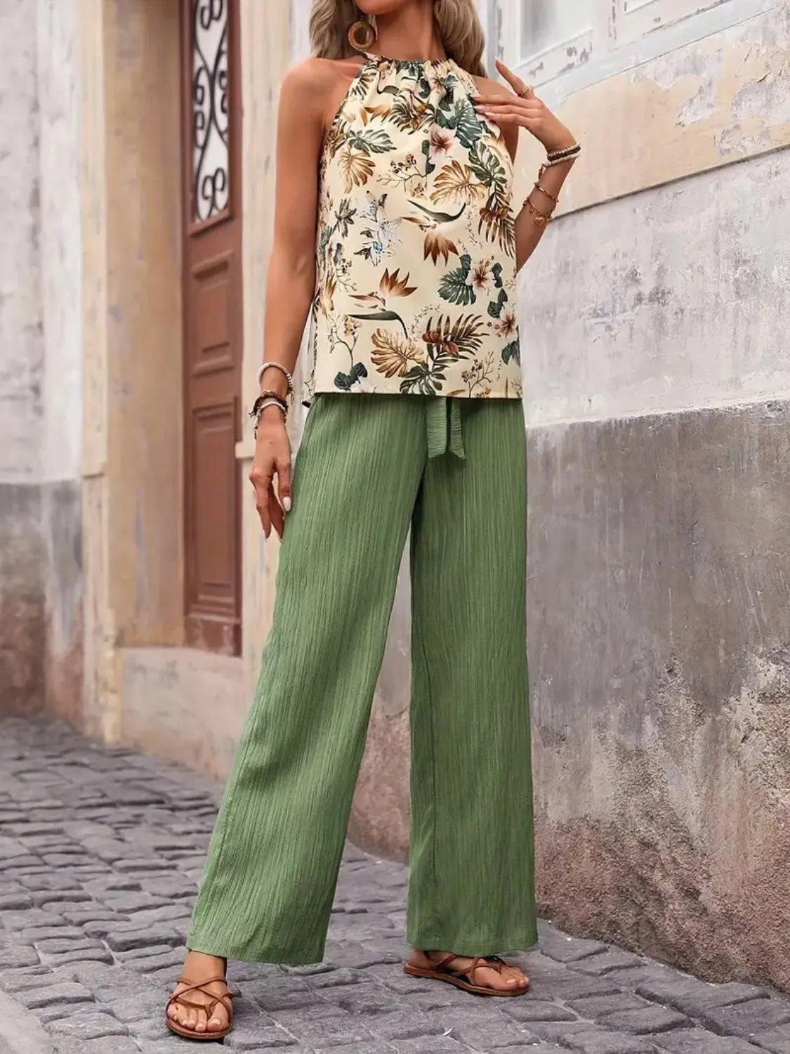 Printed Tank Top and Wide Leg Pants Set a587a93b-7910-48df-9445-b316602a3416-Max-Origin