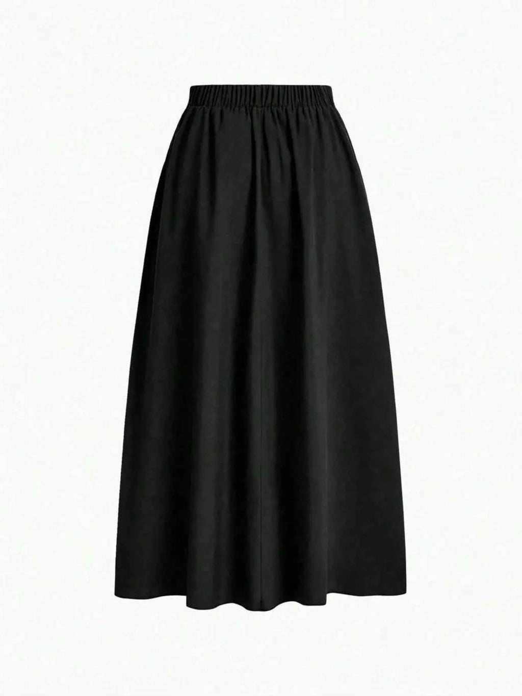 Elastic Waist Pleated Detail Skirt a59e42f5-6aad-49c7-a31b-4f1ebd3a5b5b-Max-Origin