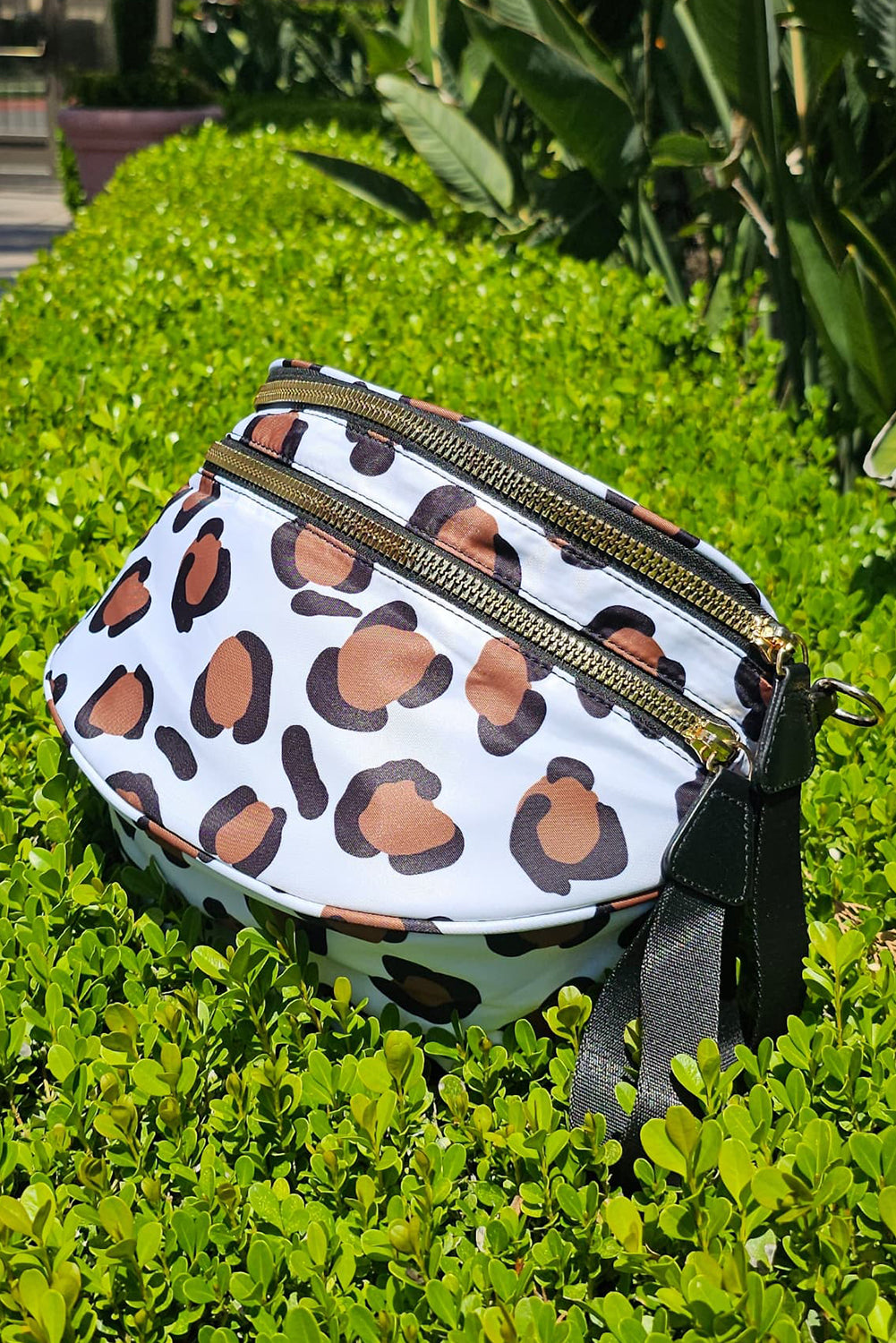 Pink Checkered Print Wide Strap Large Crossbody Bag a5b96861e571d933