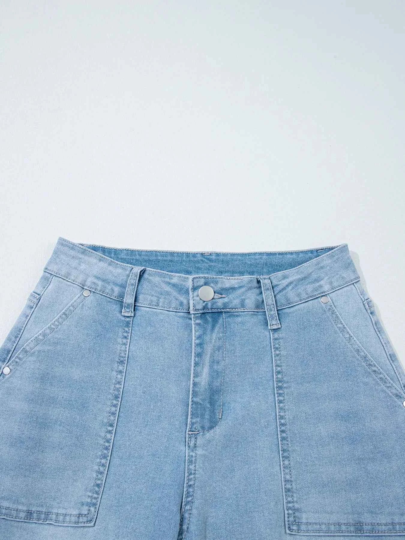High Rise Barrel Relaxed Patch Pocket Jeans a5d084c01ffe435c988b4796ff0ce253-Max-Origin