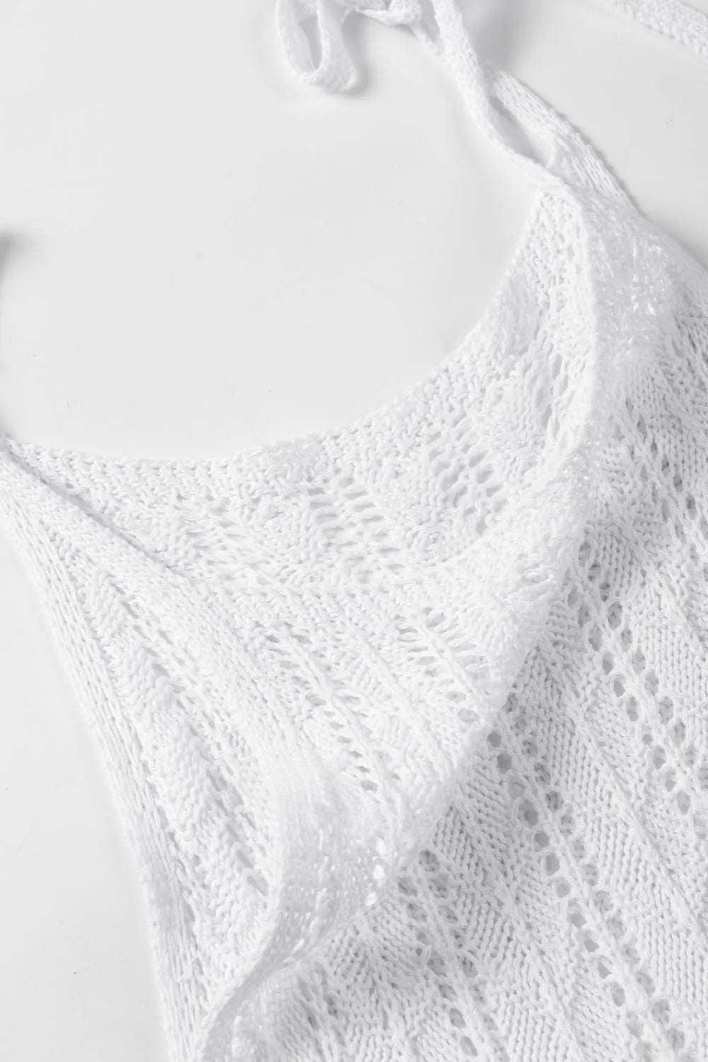 Tie Straps Wave Stripes Textured Eyelet Knitted Vest a5d1d34e-1351-4b39-8b22-2704f02a2d3d-Max-Origin