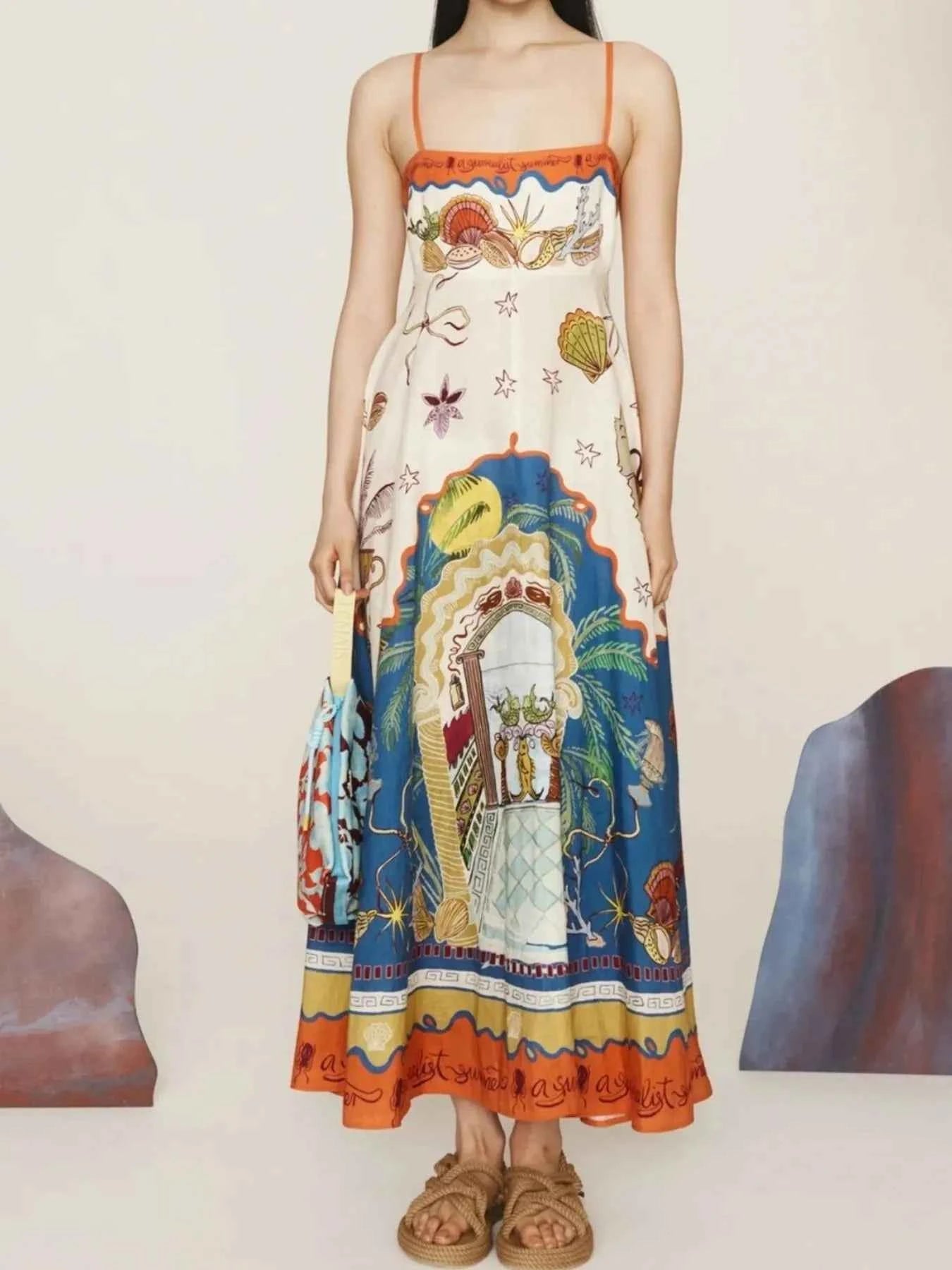 Printed Square Neck Maxi Cami Dress a5d9ae00-cf3c-410f-98d1-1948c2abfed2-Max-Origin