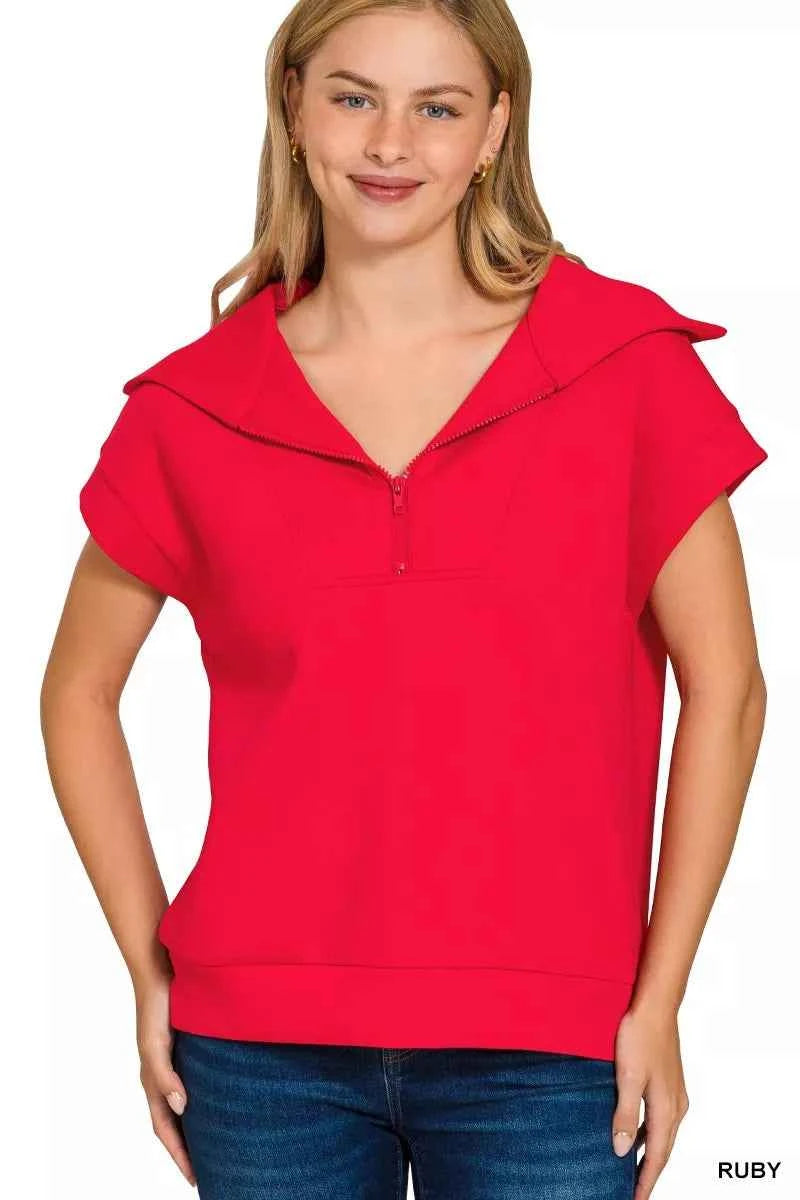 Scuba Half Zip Top RUBY a5dd0bdb11784559a392c24494b38bf4-Max-Origin