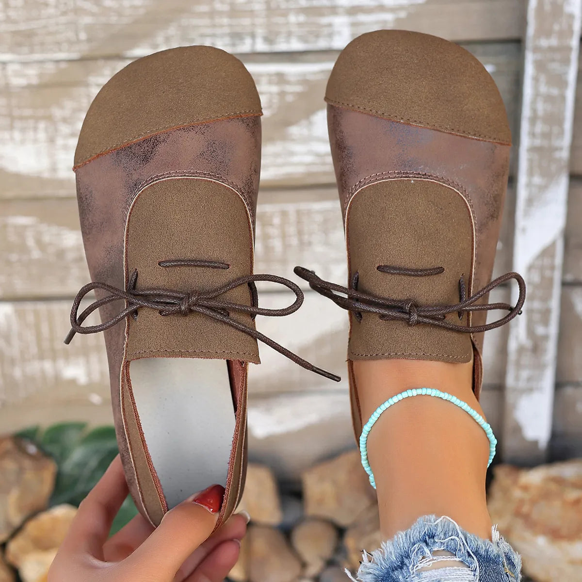 Casual Lace-Up Loafers Brown a5e1c74ace9a4b26bc3b7cd23418ac72-Max-Origin