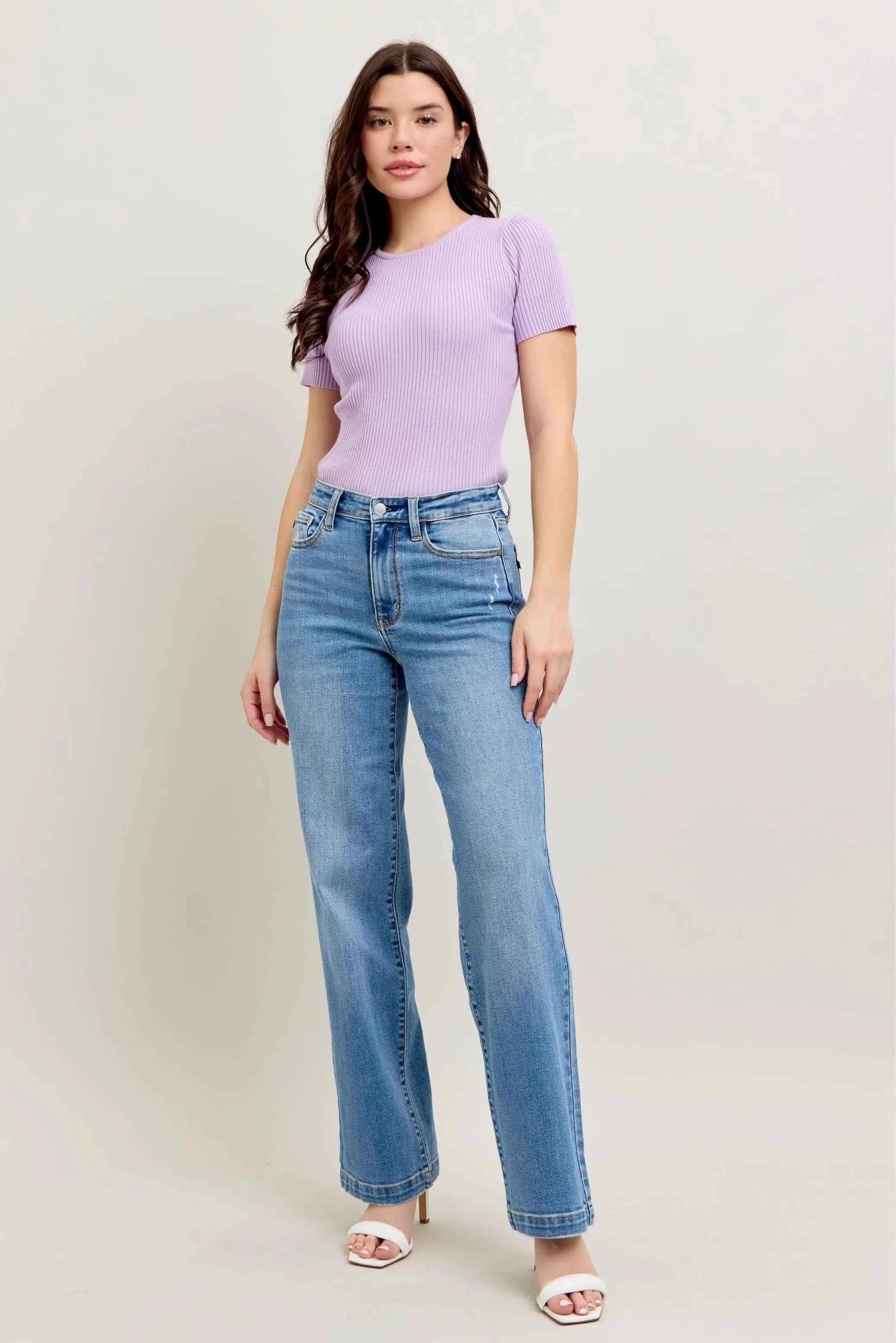 Judy Blue Full Size High Waist Straight Jeans Plus Size a652a8b73c3c45e2a68aad65582ae32c-Max-Origin