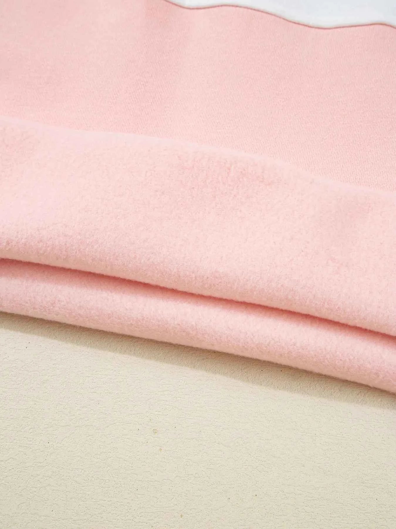 Colorblock Patchwork Half Button Baggy Sweatshirt a6591dbf018641cf974ac44ab932125a-Max-Origin