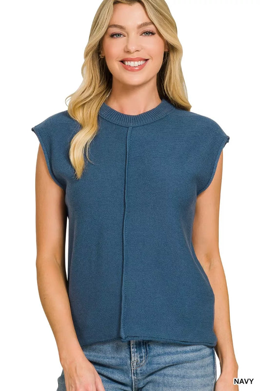 Center Seam Sleeveless Sweater NAVY a65d2cc592864754a064637daf64362d-Max-Origin