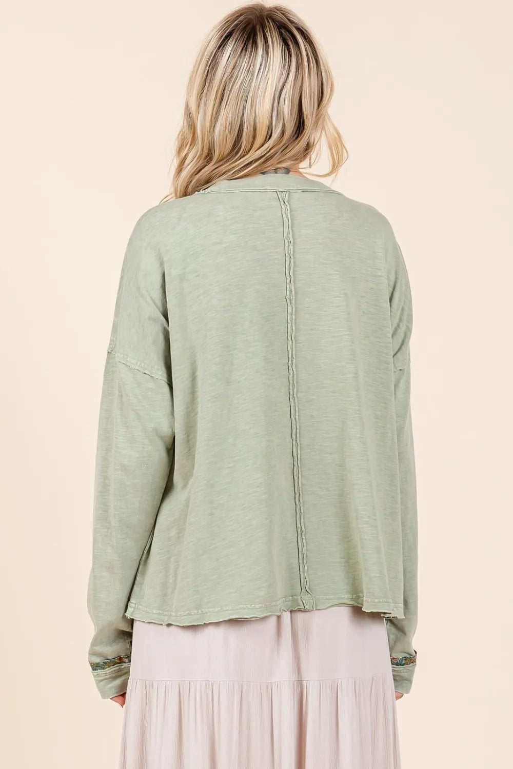 Mittoshop Mineral Wash Star Patch Long Sleeve T-Shirt a6654304-1d93-41b4-873b-6c47f14802fb-Max