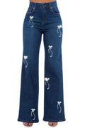 Wide Leg Jean with charms dark wash a677ce16-3bae-4342-bc8a-54ba91ba1267