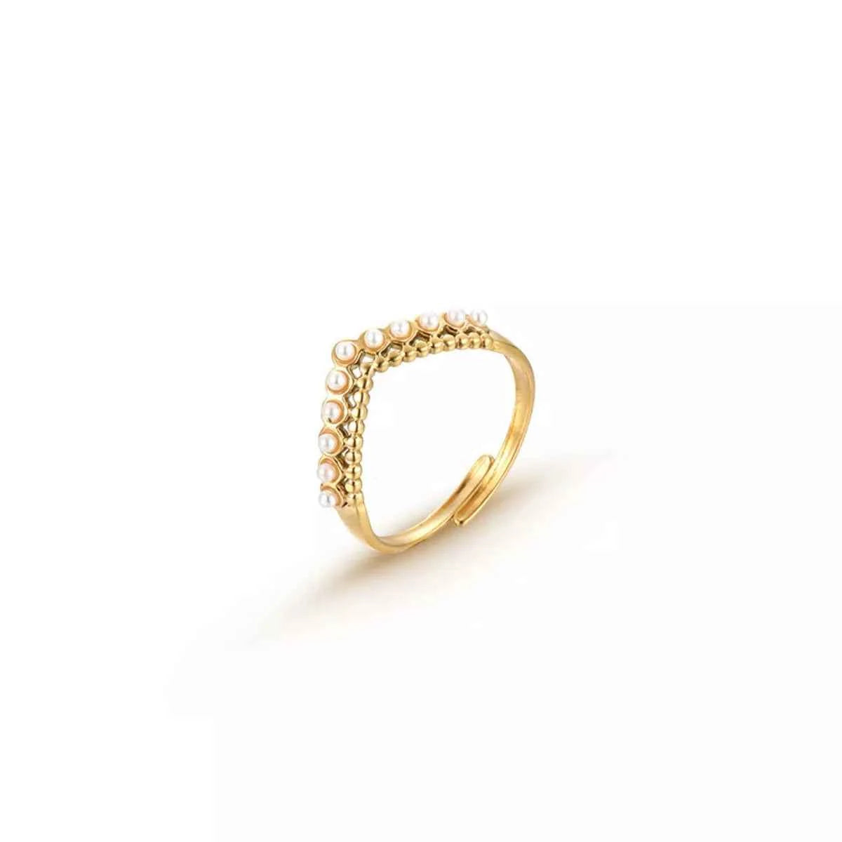 Pearl Embellished Adjustable Ring a6c32c13-ec61-4f76-8ded-327395ac2759-Max-Origin