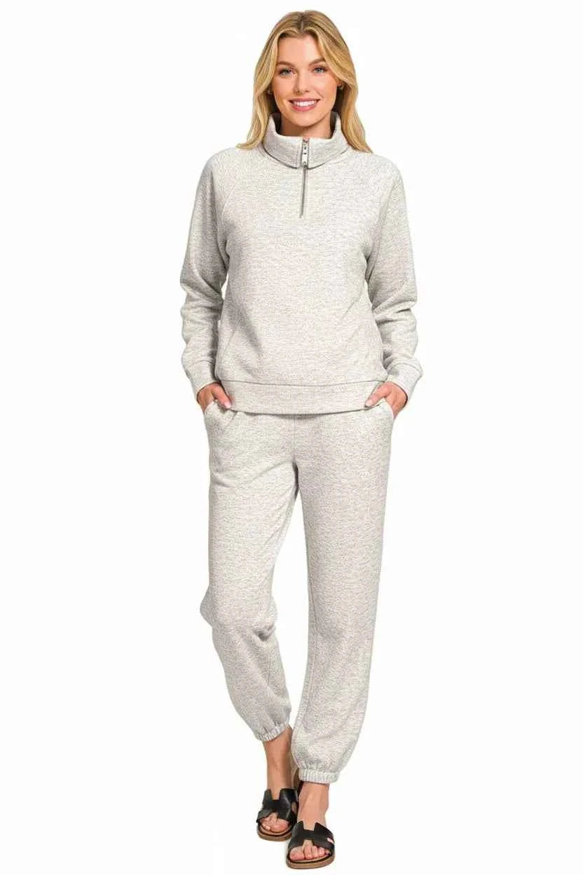 Zenana Scuba Half Zip Sweatshirts and Joggers Set a6d55427-2181-4e0e-85ce-a9bd26720f8c-Max-Origin