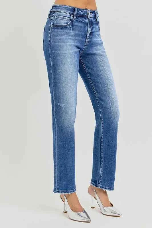 Mid Rise Ankle Tapered Jeans a6d8c1bd595a42c48c150b825347b598-Max-Origin